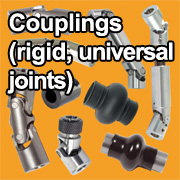 Couplings (rigid, universal joint)