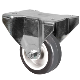 30 mm Bulk Hardware BH01550 Roulettes simples Set de 4 Pièces fixation par tige 