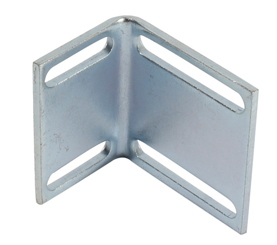 Closing system for aluminium profile - 90° bracket for spherical ended stop -  - 