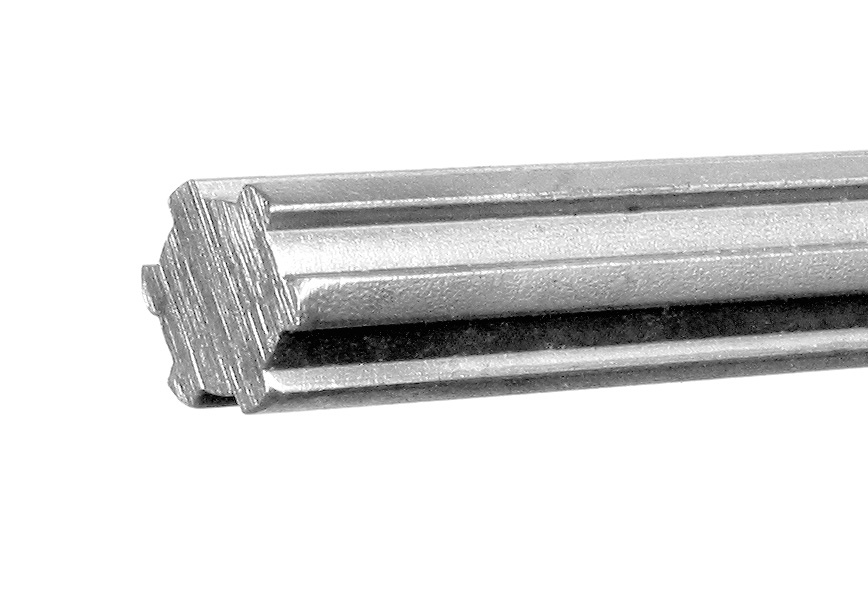 Stainless steel splined shaft - Stainless steel -  - 
