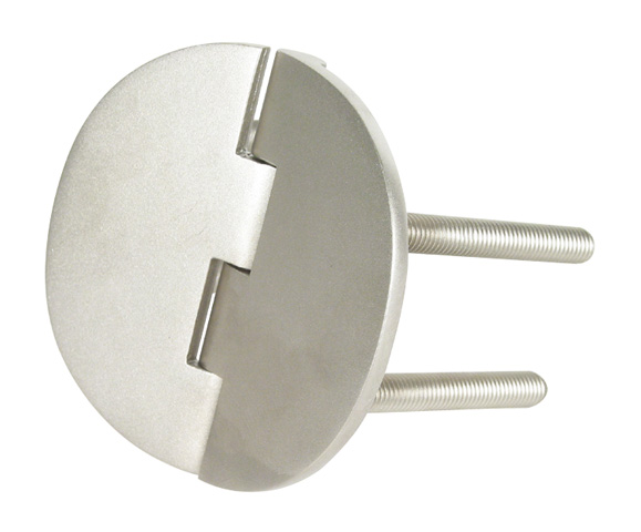 Stainless steel round hinge - Face frame for close-fitting door -  - 