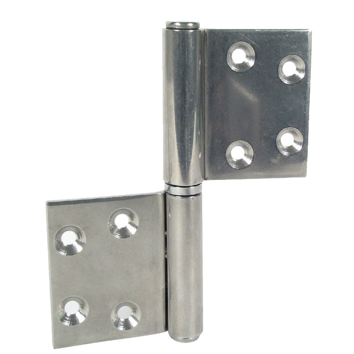 Stainless steel garnet hinge - To screw - Garnet - 