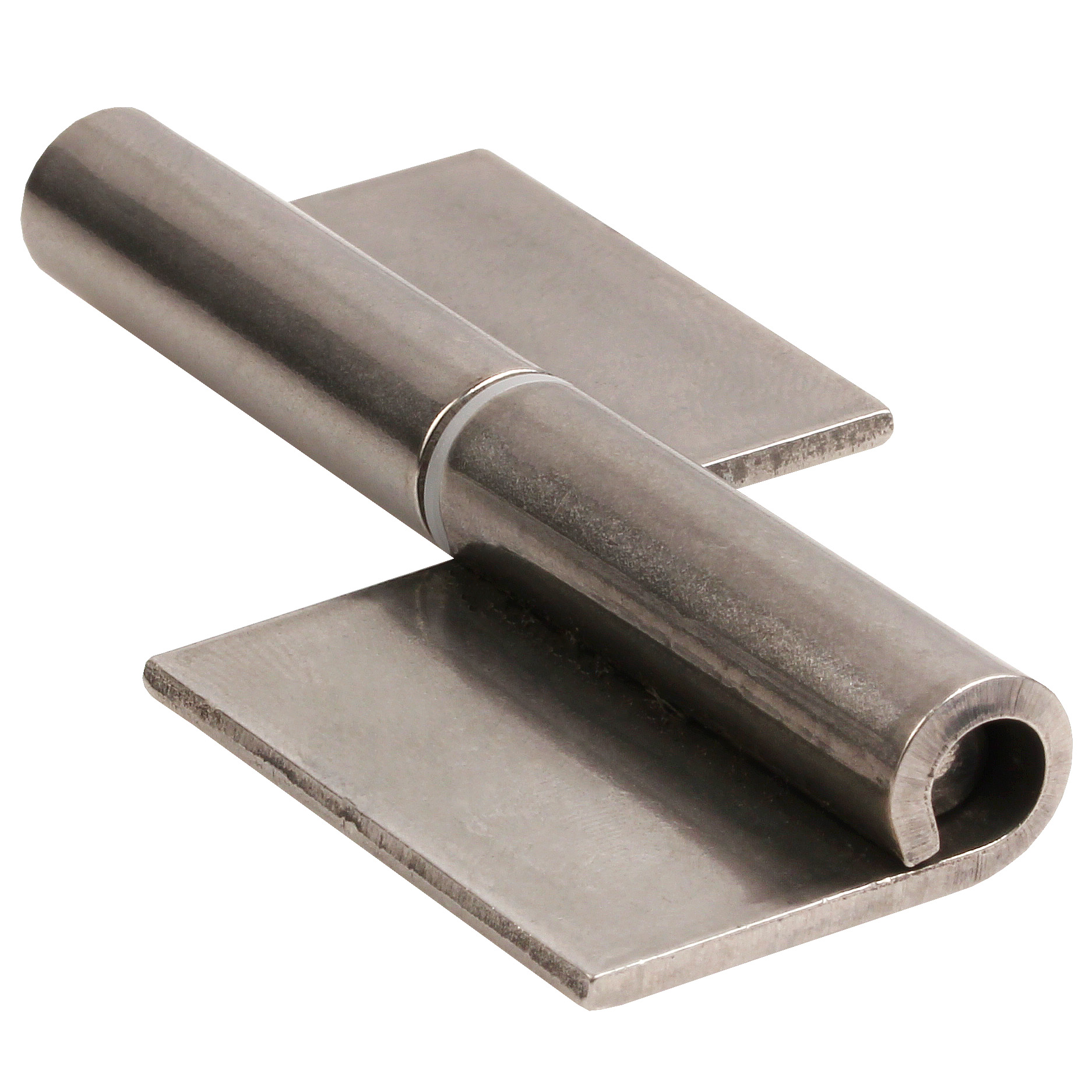 Stainless steel garnet hinge - To be welded - Garnet - Offset