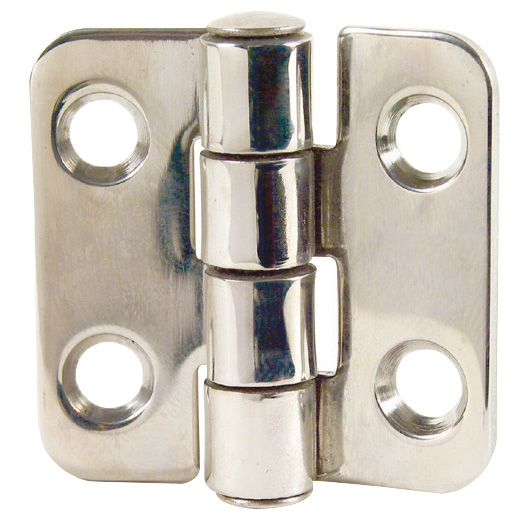 Stainless steel face frame hinge - Surface mount - To screw - Budget