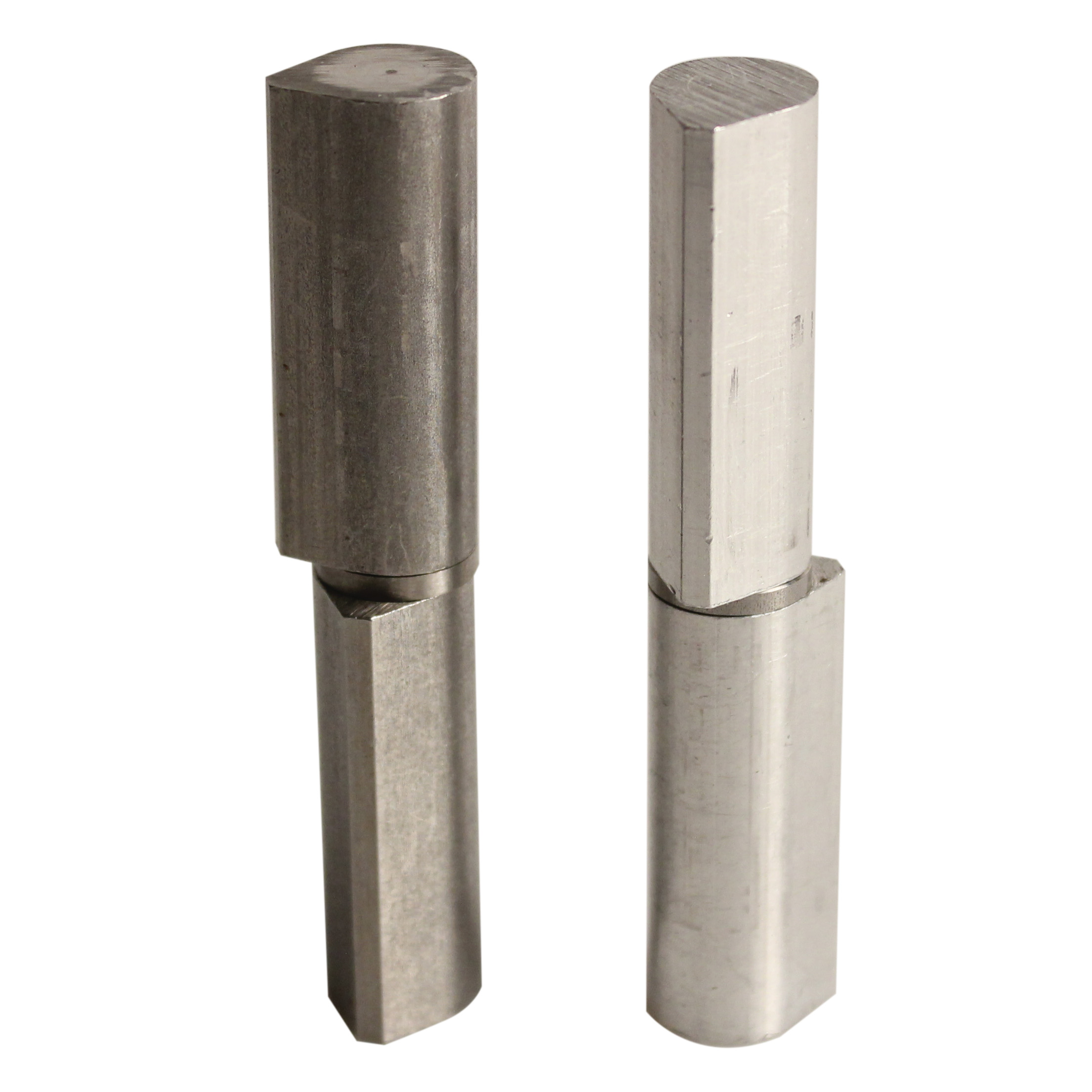 Weld-on hinge with flat end - Stainless steel or Aluminium -  - 