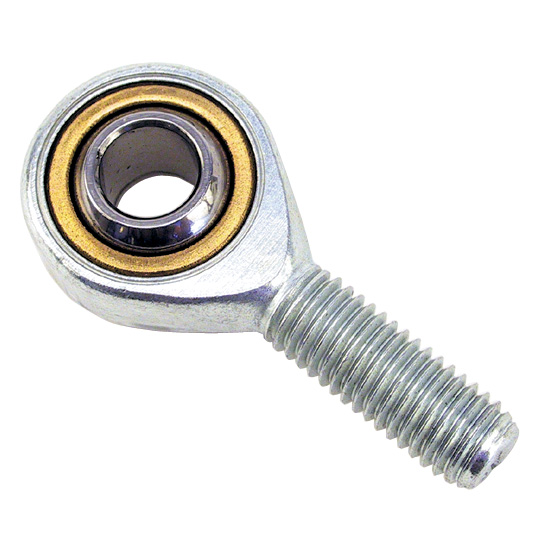 Male rod ends DIN ISO12240-4 - Stainless steel / bronze - Economy range - right hand - Male