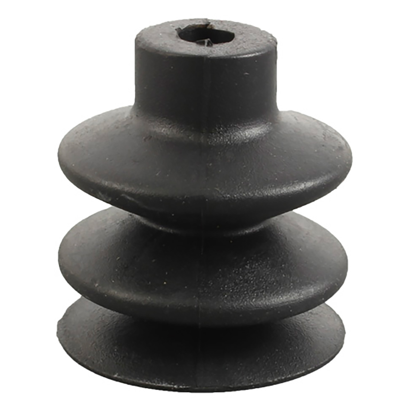 Suction cup, 2.5 bellows - nitrile - for uneven and round surfaces - 2.5 bellows