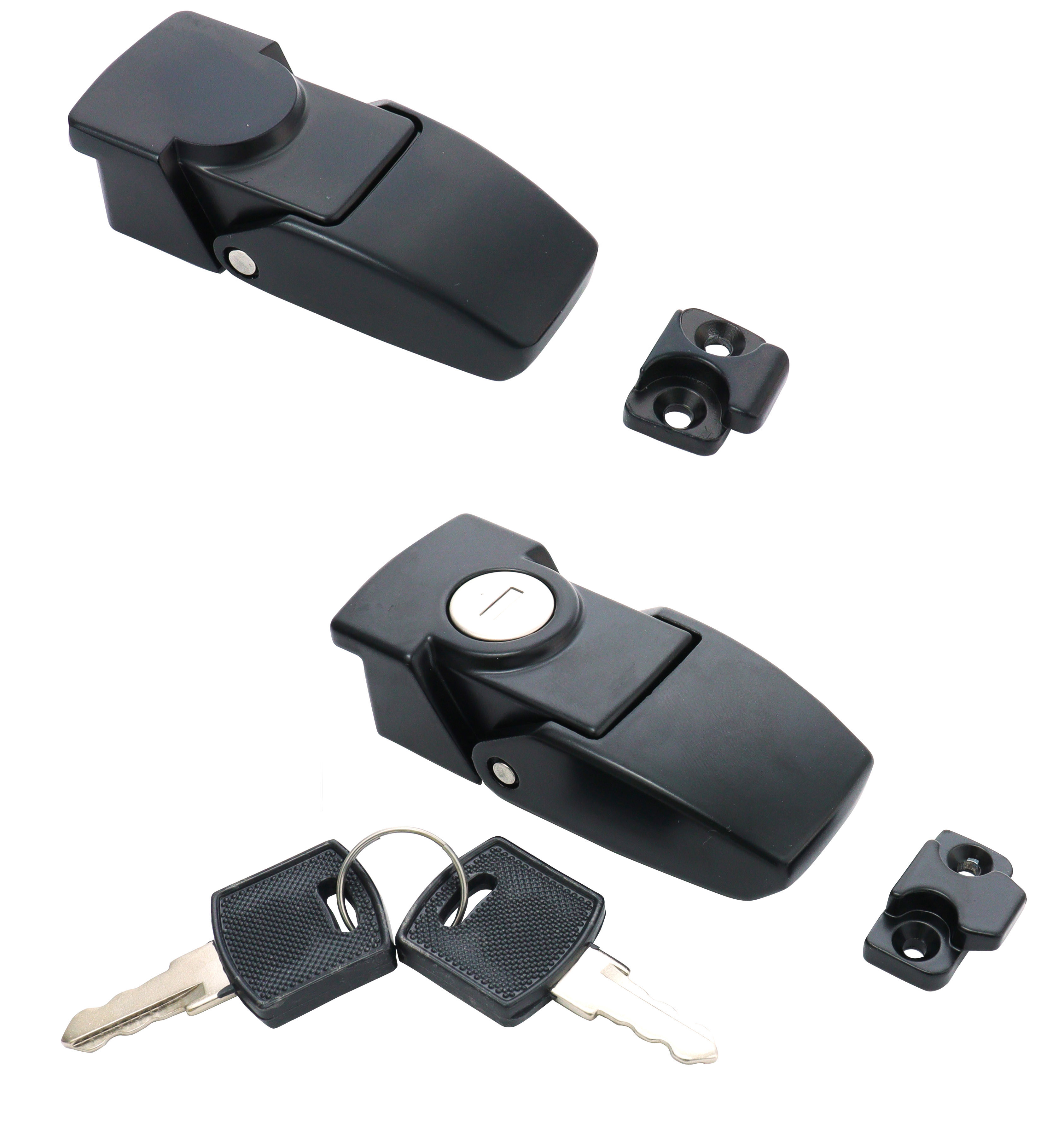 Decorative rigid latch clamp - without key -  - 