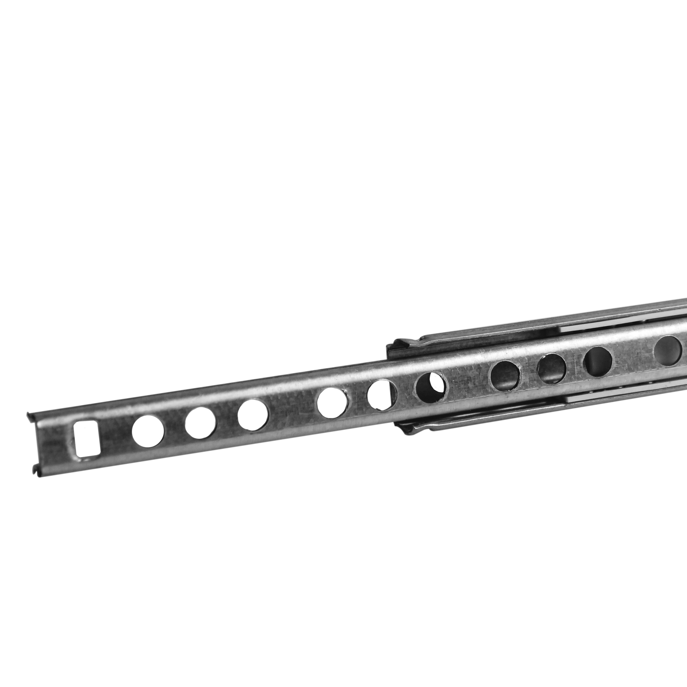 Telescopic drawer runners for groove mounting - Partial extension - Up to 10kg - 