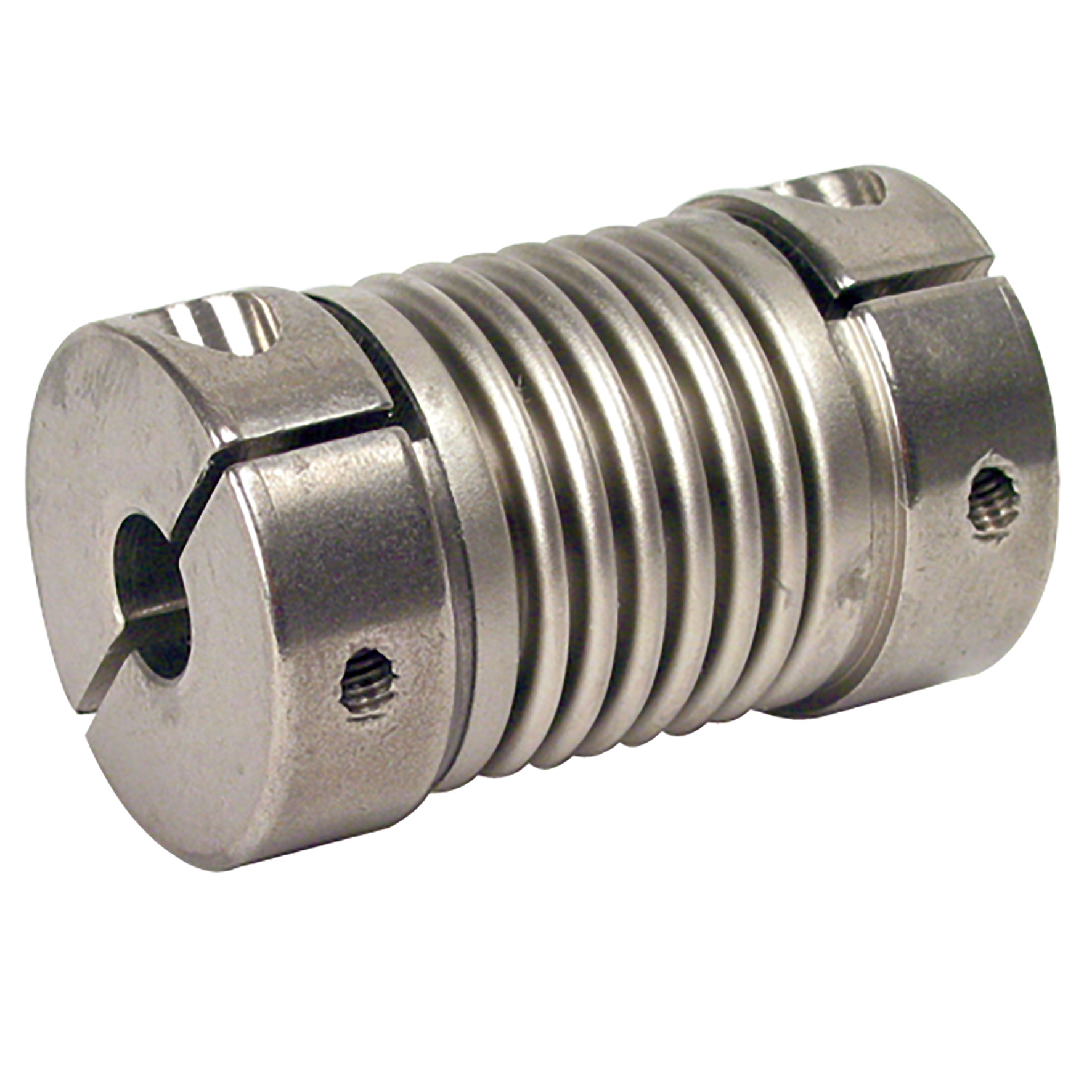 Stainless steel flexible bellows coupling - Stainless steel - with clamping jaw -  - 