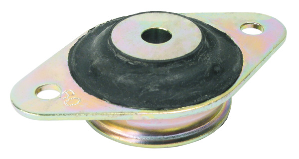Suspension conique de fixation - Plaque de base ovale - 2 trous de fixation - 