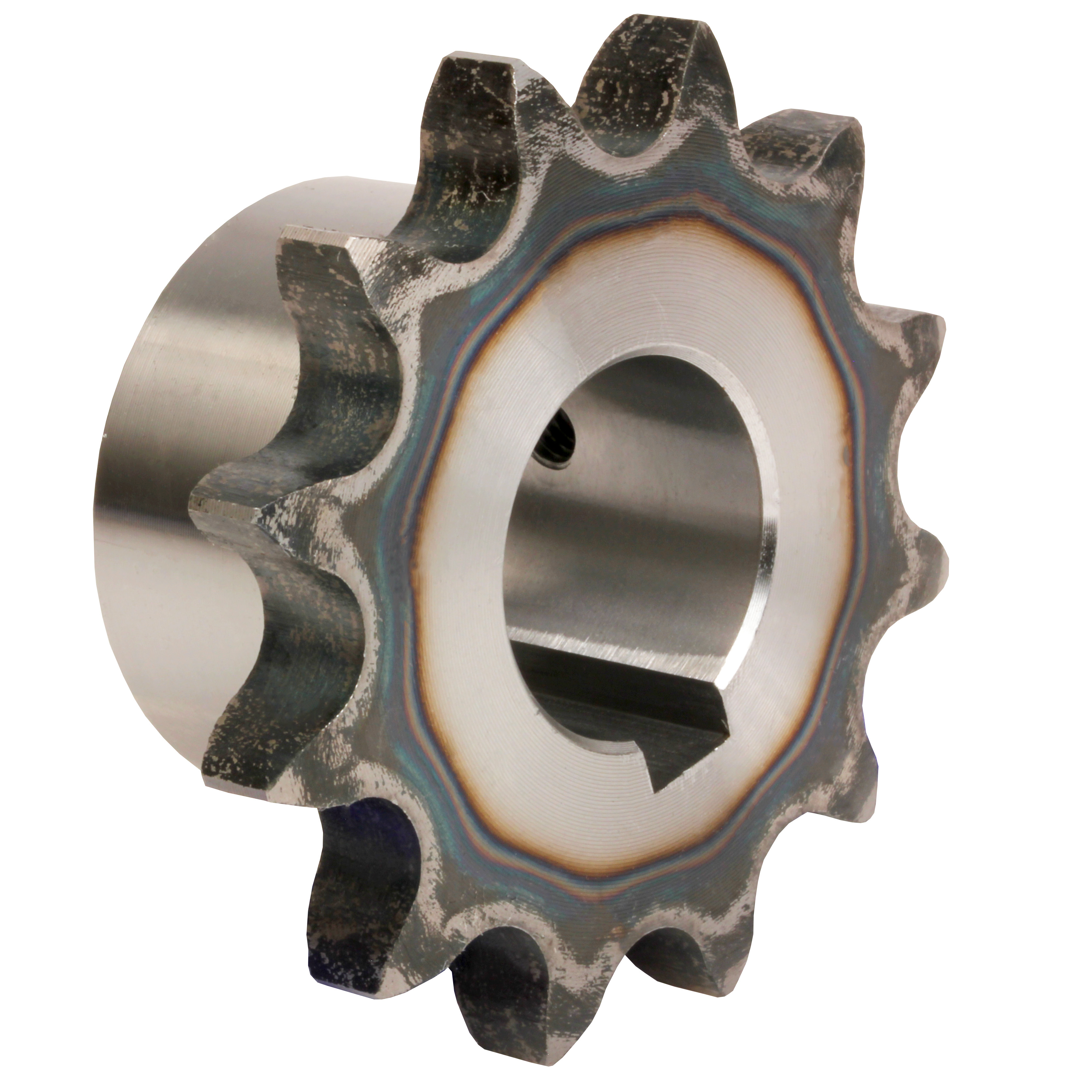 Chain sprocket with hardened teeth - 15.875mm (DIN10B-1) - 10.16mm - 
