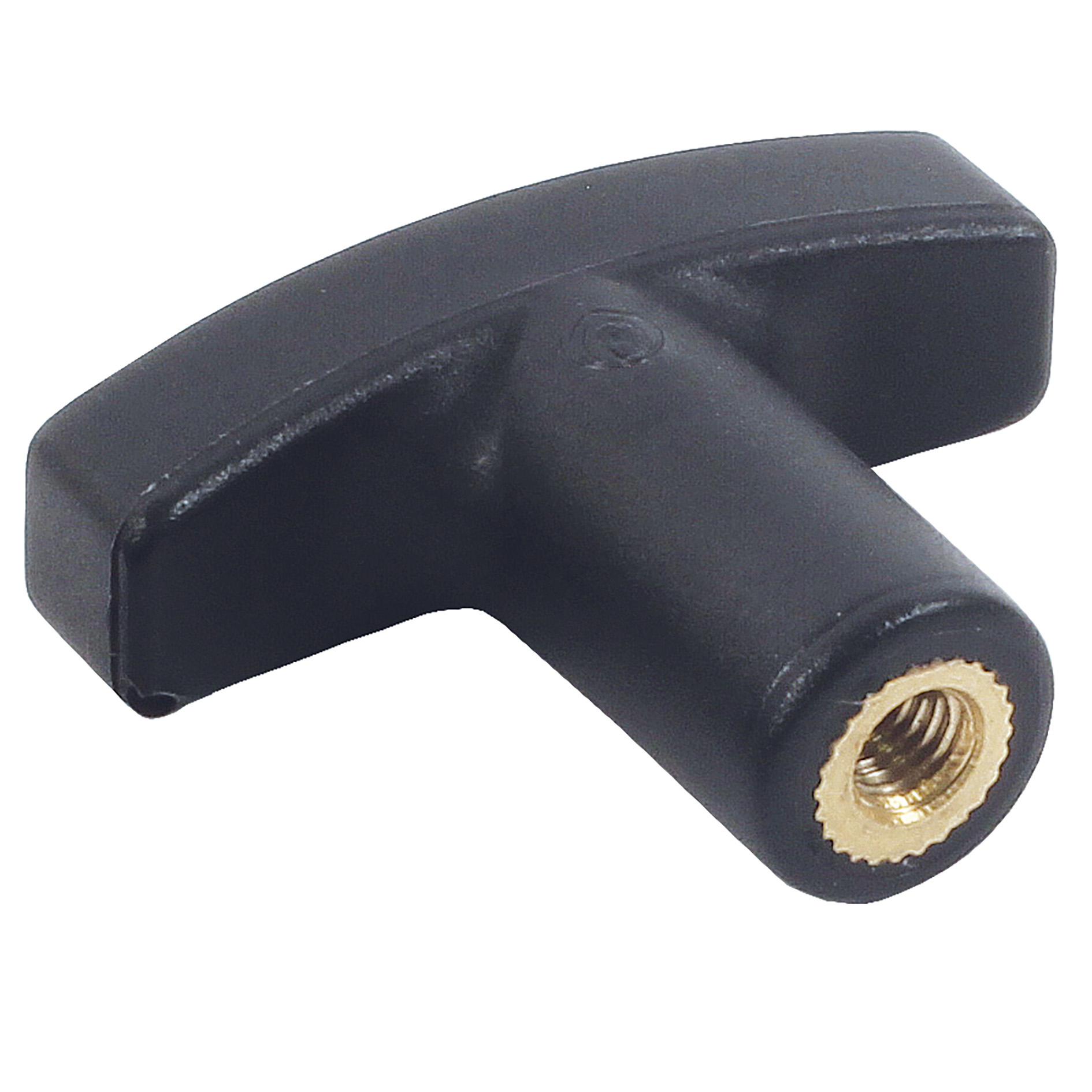 Thermoplastic T handle - With threaded insert -  - 