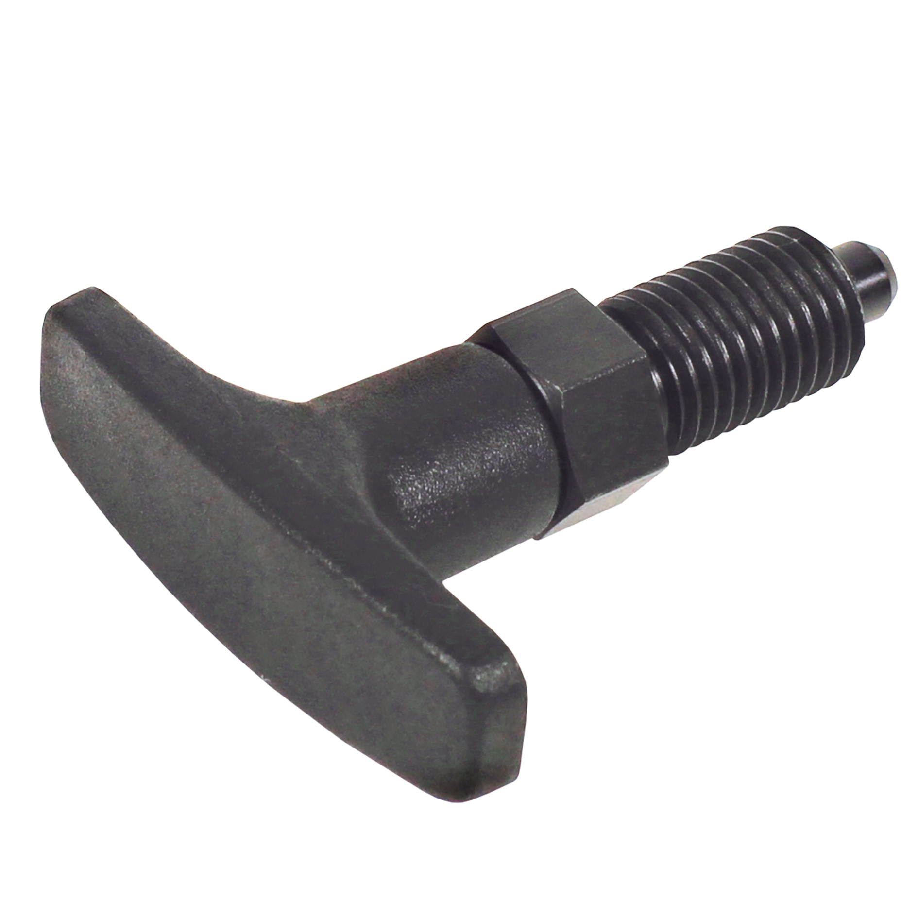 Locking bolt - with T handle - Steel - thermoplastic - Grey