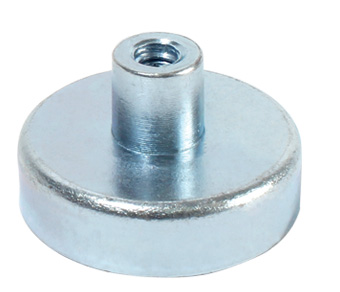 Flat magnet - Flat magnet with threaded hole - NdFeB - 