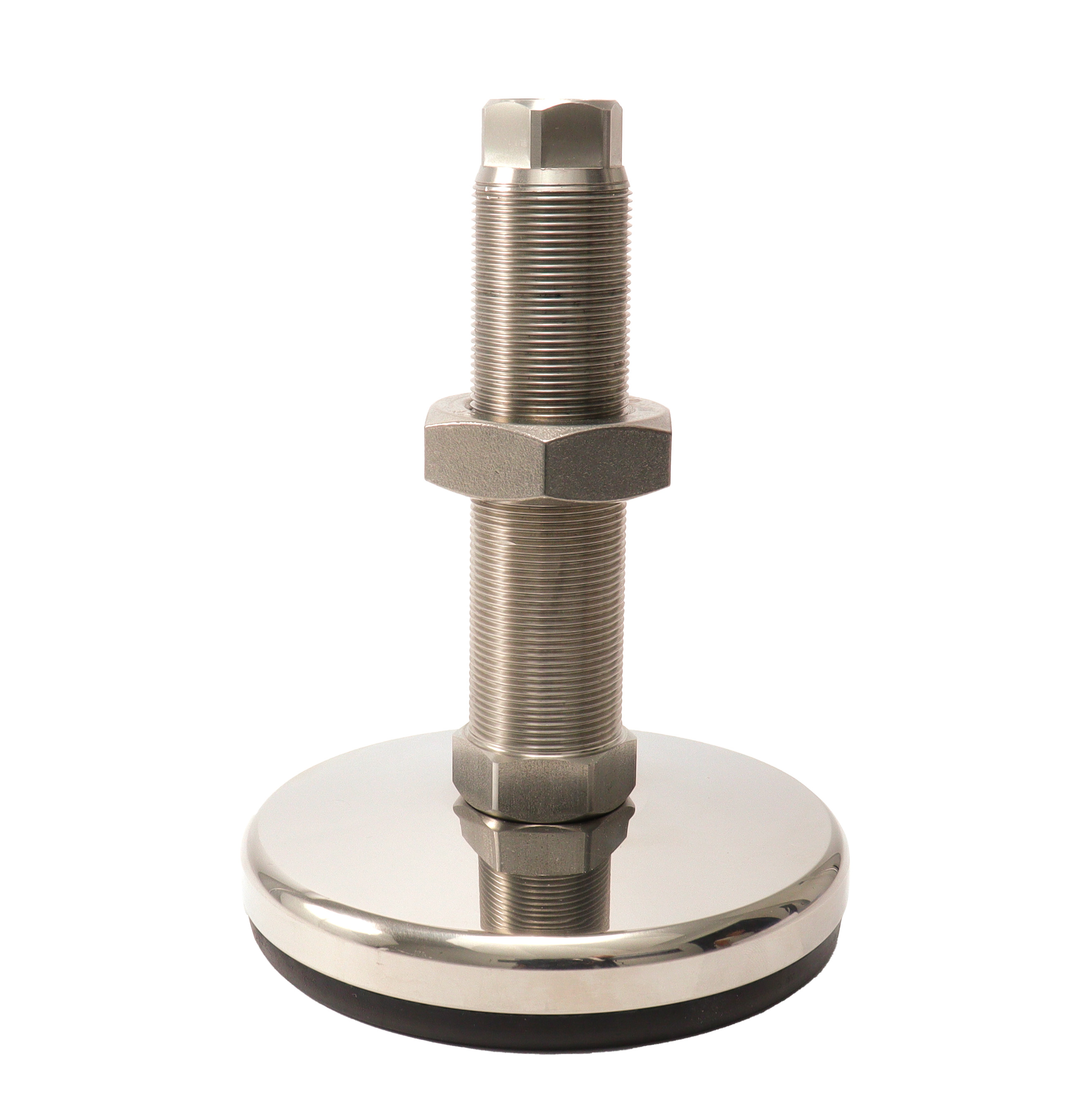 Piede fissabile con snodo - poliammide - Inox - Carico fino a 45 000N - 