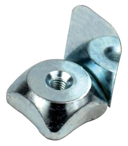 Nut for aluminium profile - Steel square nut with tab -  - 