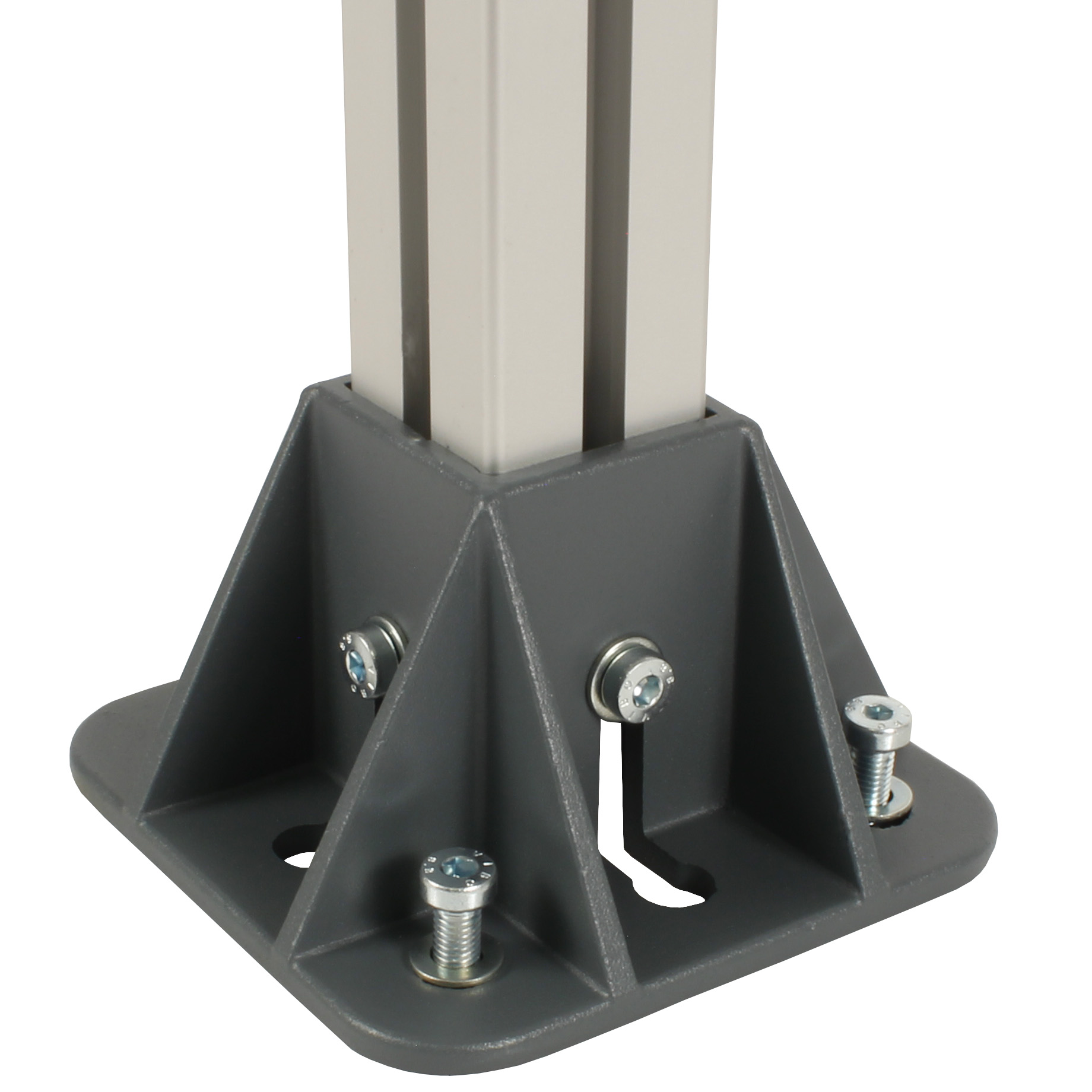 Anchor foot for 45x45 profile - Anchor foot - Attaches frames and panels to the floor - 