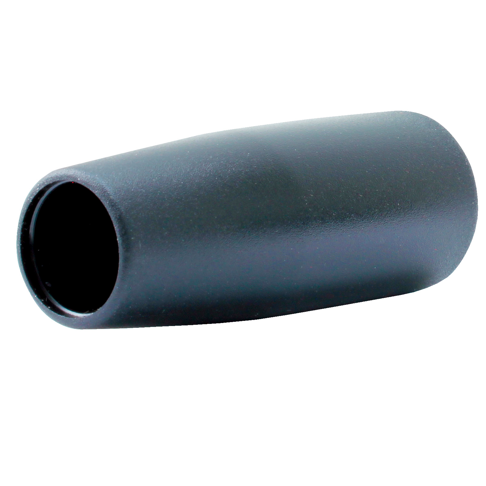 Conical flexible shaft handlee Ø22 - Black PVC - Shafts Ø7 to Ø14 - 