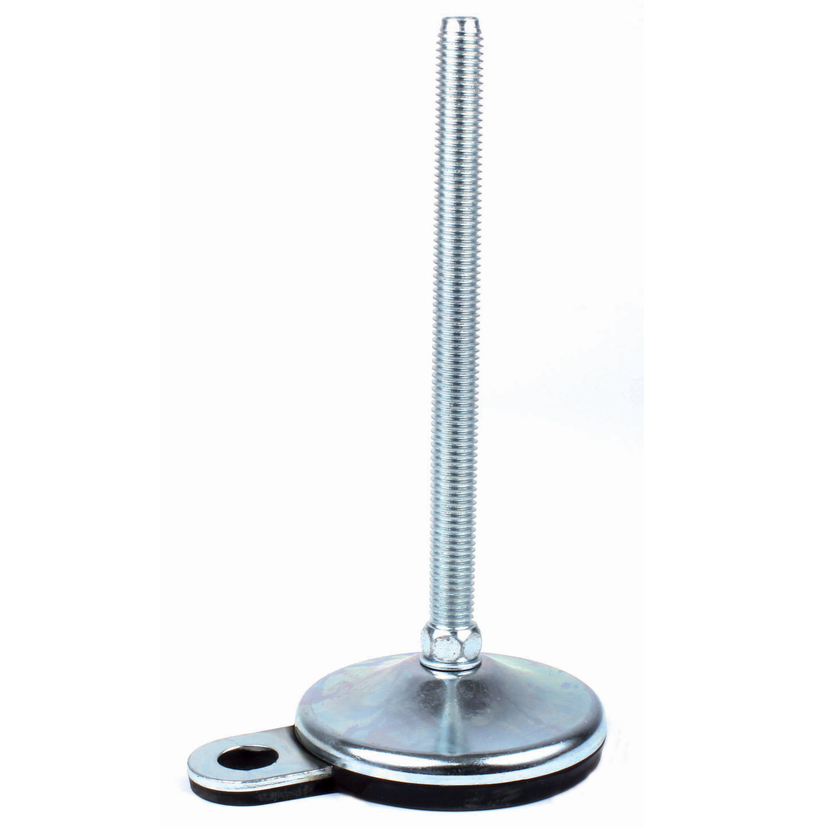 Articulated fixable foot with pressed base Ø80 - Ø 80 - Steel - 