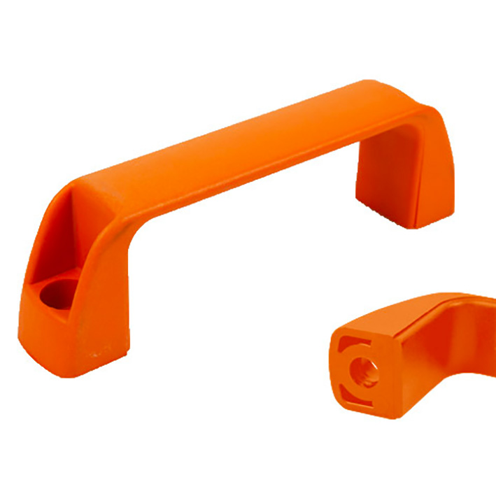 Pull handle - Multi-sector - Smooth hole - Orange (furniture, kitchens) - 