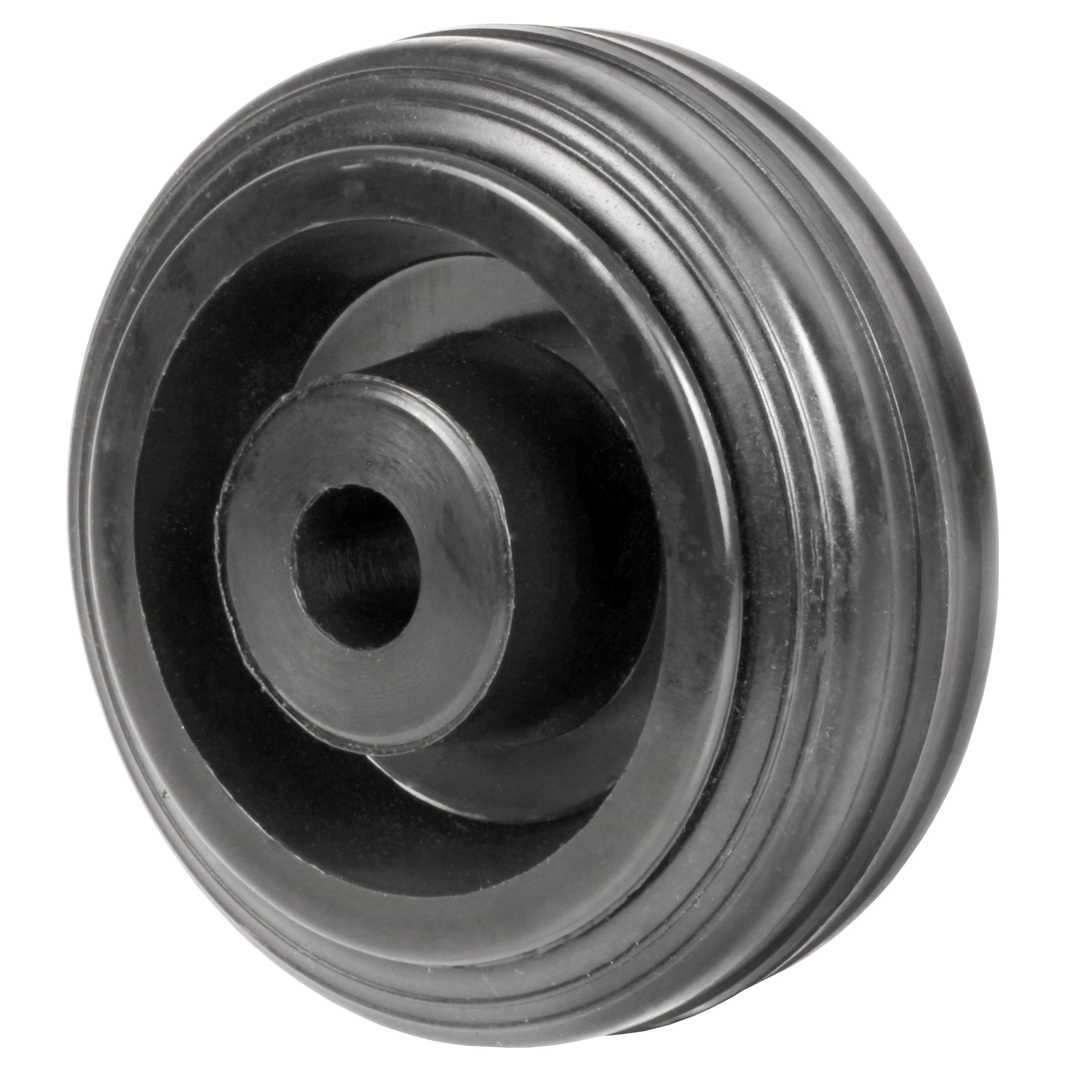 Wheel - Rubber tyre - Polypropylene rim - For loads up to 215Kg - 
