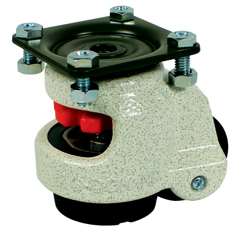 Locking castor - with mounting plate - up to1000kg - 
