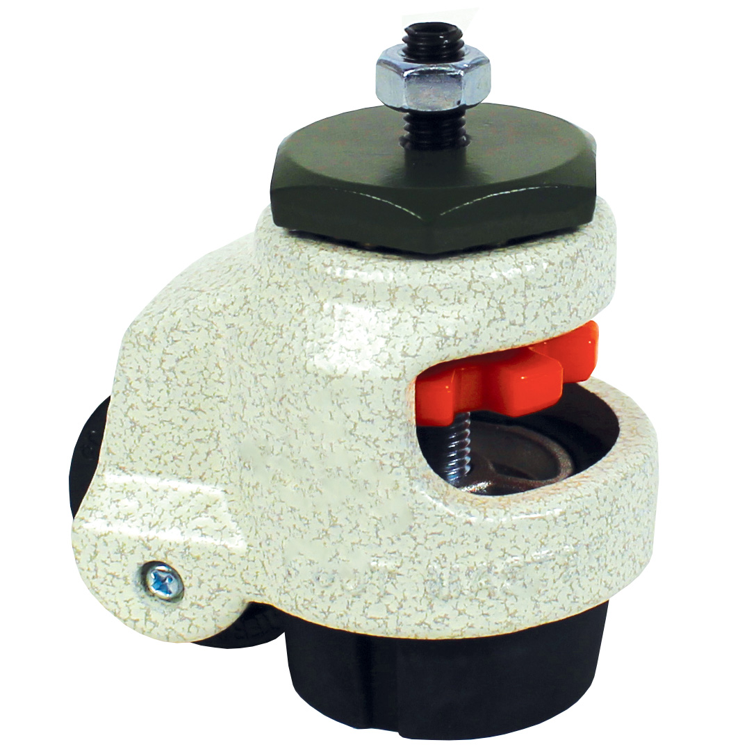 Locking castor - with central hole - up to1000kg - 