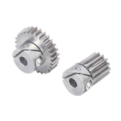 Spur gear with clamp - Stainless steel 303 - 0.5 - 