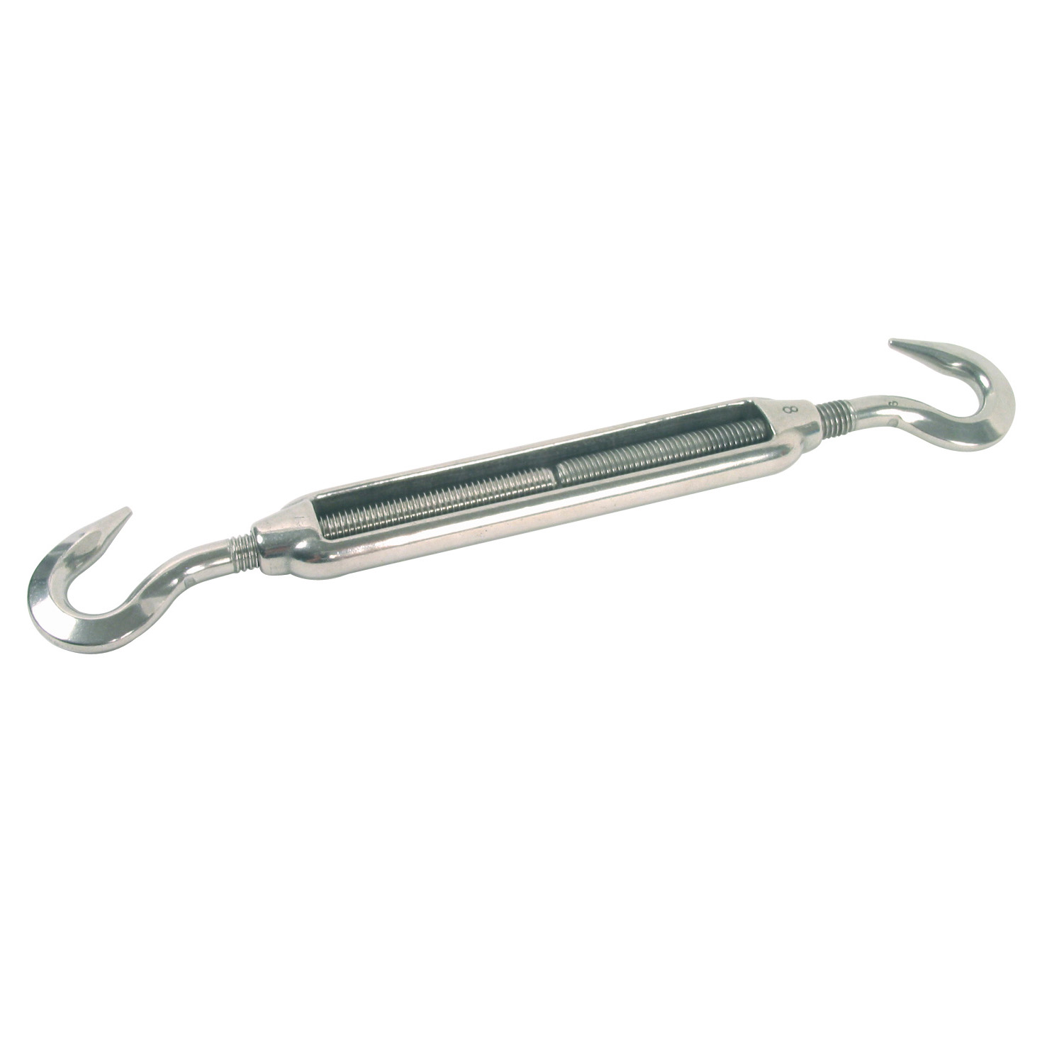 Catena Inox 2 Ganci Tondi In Acciaio Inox A4/AISI 316 - Per Catene