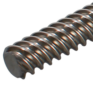 High helix leadscrew - Leadscrew only - up to 40mm per rotation - Stainless steel - 