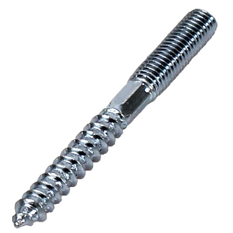 Dual-thread screw wood/metal - Stainless steel -  - 