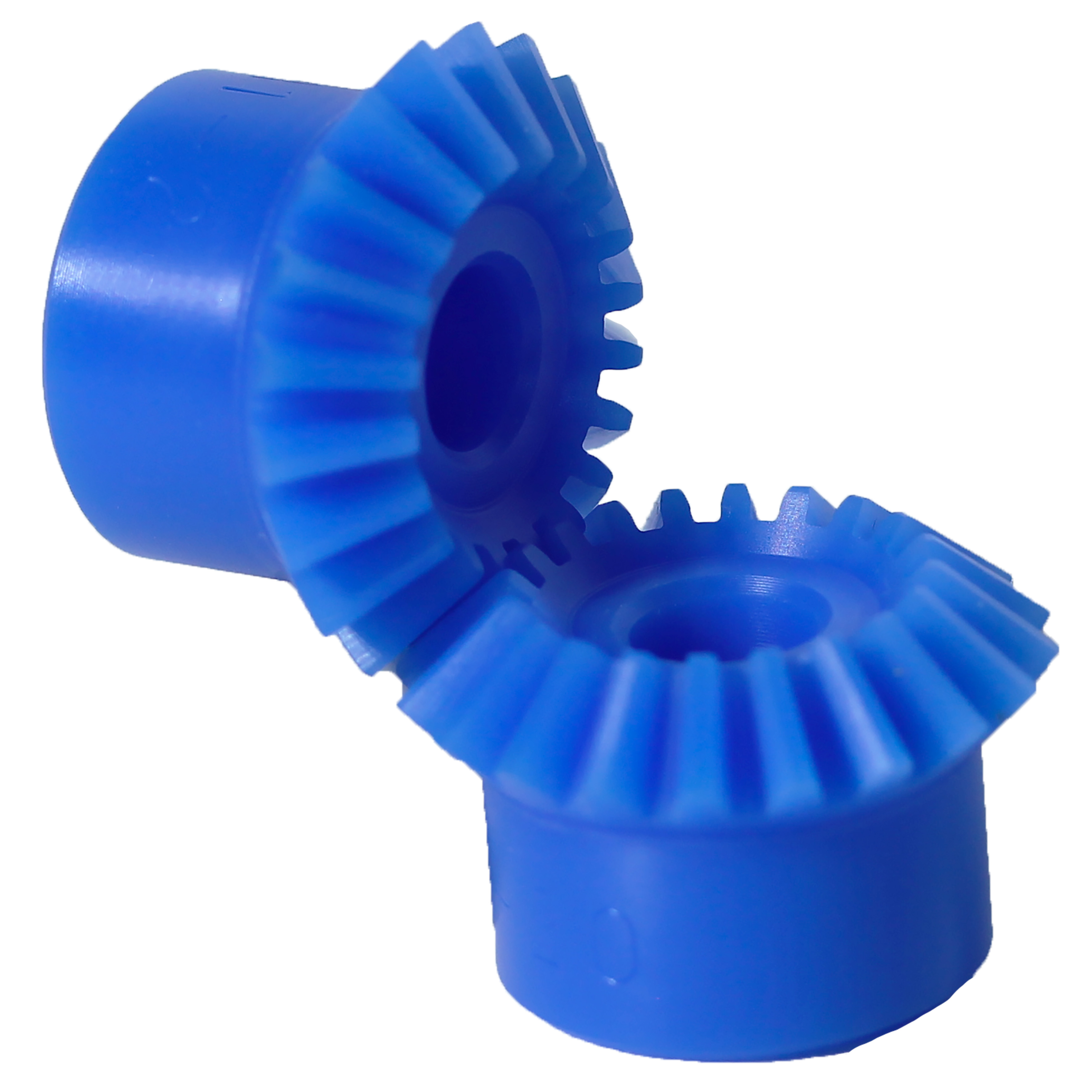 Machined plastic bevel gear  - 1:1 - 1 à 2,5 - Nylon MC901